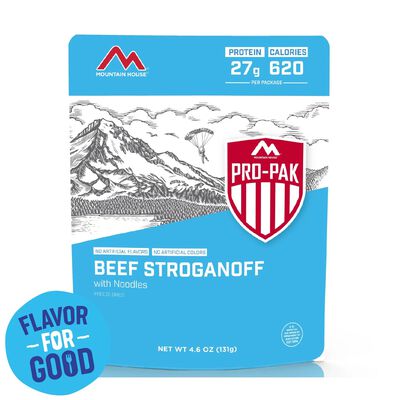 Beef Stroganoff Pro-Pak | Mountain House Freeze Dried Food